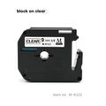 Black on Clear (M-K121)