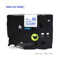 TZe-143 - Blue on Clear