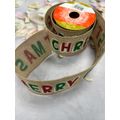 C Christmas Ribbon