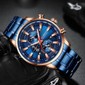 Rose Gold Blue