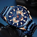 Rose Gold Blue