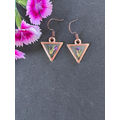 Upside Down Triangle Earrings