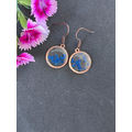 Rose Gold Round earrings