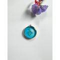 Round Silver Frame Necklace 25mm diameter