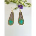 Gold and turquoise
