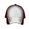 Burgundy | White