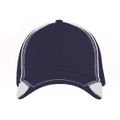 Navy | White