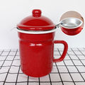Red with Strainer