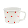 White Polka Dot