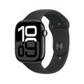 Jet Black Aluminium Case with Black Sport Band - M/L