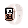 Rose Gold Aluminium Case with Light Blush Sport Band - S/M