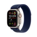Natural Titanium Case with Navy Ocean Band