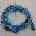 Turquoise Blue Magnesite & Soladite