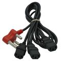 3x IEC Power Cable, 2m