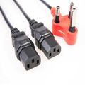 Dedicated 2-Way IEC Power Cable, Kettle Cord, 2m