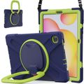 Navy Blue+Yellow Green