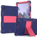 Navy Blue + Rose Red