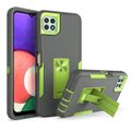 Dark Grey + Green