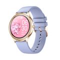 Gold Purple Silicone Watch Band