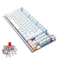 Silver White Red Shaft