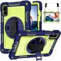 Navy Blue + Yellow Green