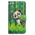 Panda Climbing Bamboo
