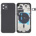 with Side Keys & Card Tray & Power + Volume Flex Cable & Wireless Charging Module Black