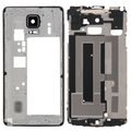 Front Housing LCD Frame Bezel Plate + Middle Frame Bezel Back Plate Housing Camera Lens Panel Black
