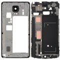 Front Housing LCD Frame Bezel Plate + Middle Frame Bezel Back Plate Housing Camera Lens Panel Black