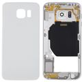 Back Plate Housing Camera Lens Panel + Battery Back Cover White