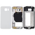 Front Housing LCD Frame Bezel Plate + Back Plate Housing Camera Lens Panel + Battery Back Cover White