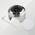 Silver Shell Black Background