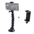 Extended Suction Cup Mount with Cold Shoe Phone Clamp