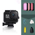 Transparent HERO8 Case+Filters