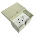 White faceplate
