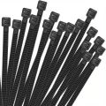 100 pack Black Cable Ties 200mm x 4mm