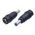 DC Male 5.5mm, 2.1mm ID to Female 5.5mm, 2.5mm ID Female Adapter