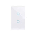 Smart Life / Tuya Smart Wifi Light Switch WHITE | 2 Channel | NO NEUTRAL REQUIRED