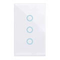 Smart Life / Tuya Smart Wifi Light Switch WHITE | 3 Channel | NO NEUTRAL REQUIRED