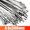 20 Pack Stainless Steel Cable Ties 300m x 4.6mm