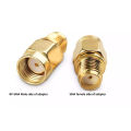 RP-SMA Male to SMA Female adapter