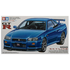 Models - MINI GT - Nissan Skyline GT-R (R34) Bayside Blue - #341