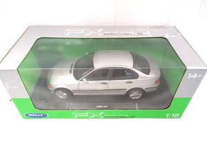 Models - *NEW* 1/18 Welly FX BMW 328i 1998 E46 Silver (19833W) was
