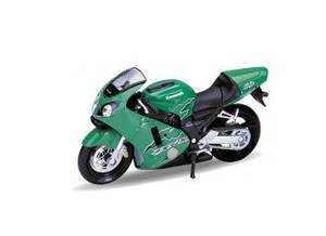 Models - Maisto Kawasaki Ninja ZX-9R 1:18 Scale Model Motorcycle