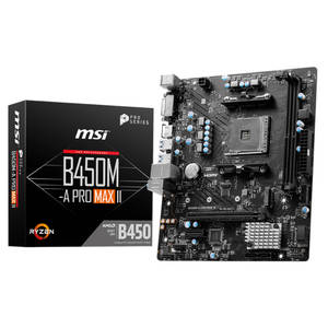 Motherboards - MSI B450M PRO-VDH MAX AMD Socket AM4 Micro-ATX