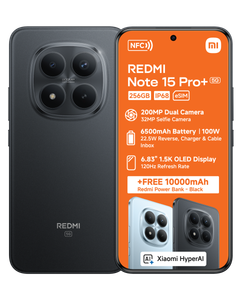 Xiaomi - Black Xiaomi Redmi Note 13 Pro+ 8GB/256GB 6.7 5G 120Hz