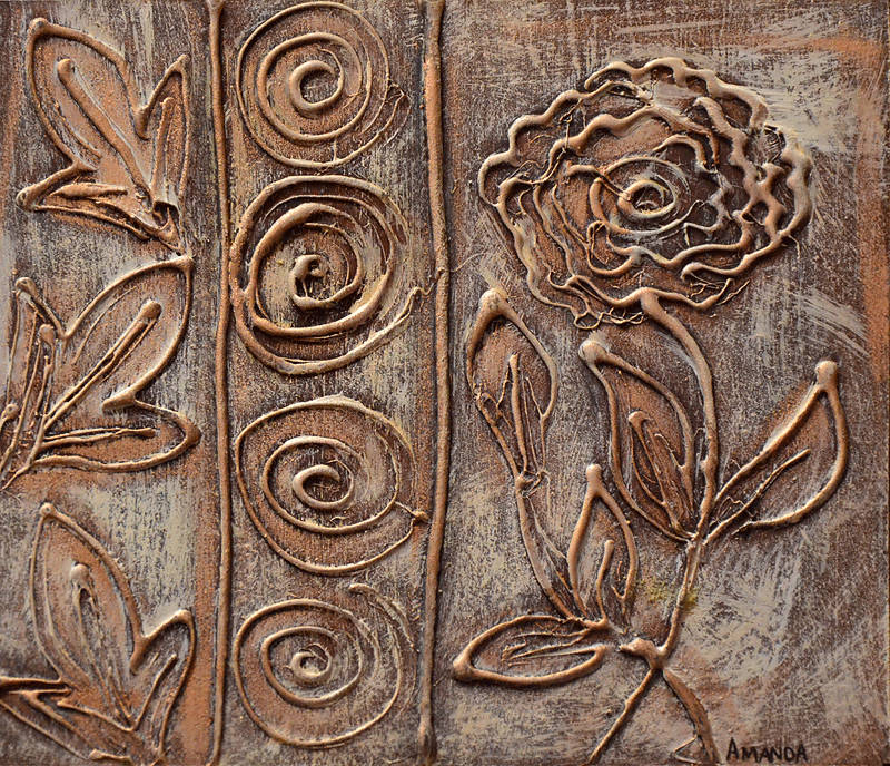 TEXTURED ARTWORK by Amanda