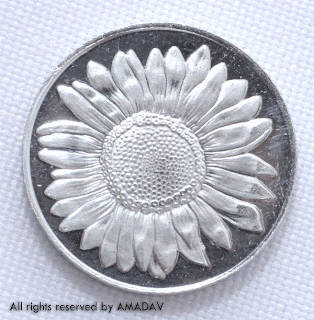 ***HANDSTRUCK Coin World Aluminium Sunflower Token***  2011-07-30