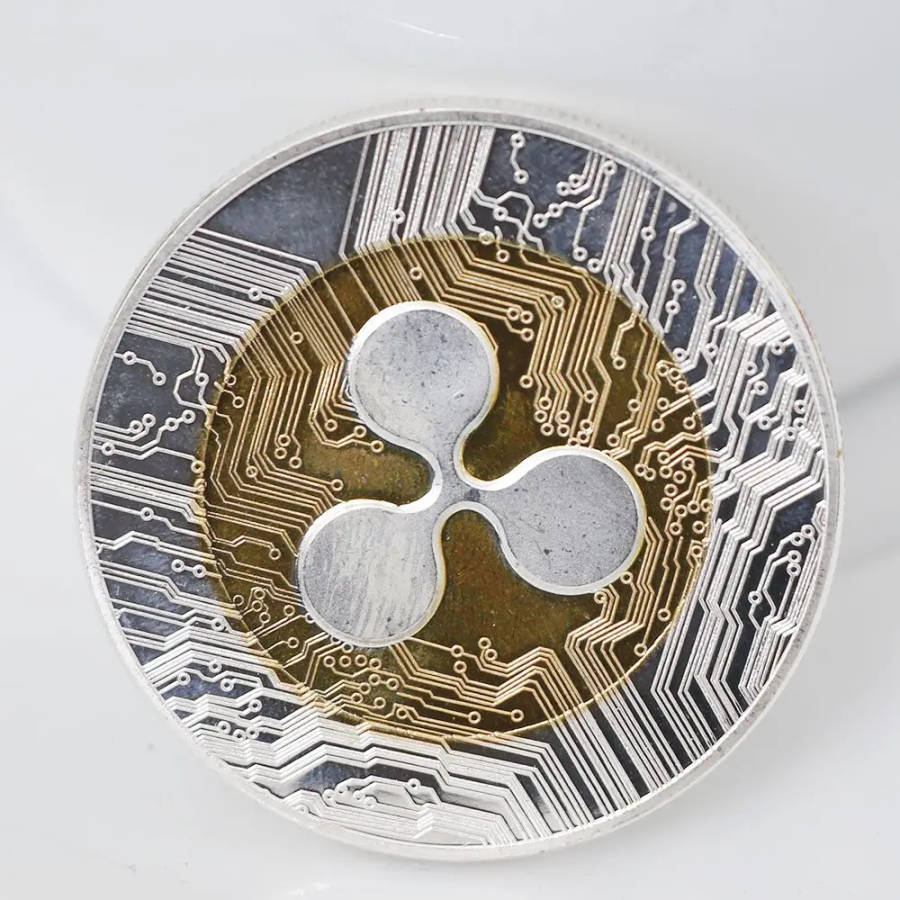 Ripple coin XRP CRYPTO Commemorative Ripple XRP Round Collectors Coin Gift