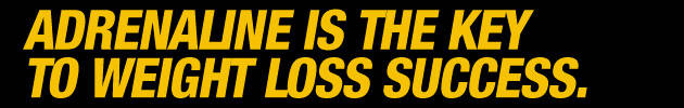 Adrenaline Is The Key To Weight Loss Success.